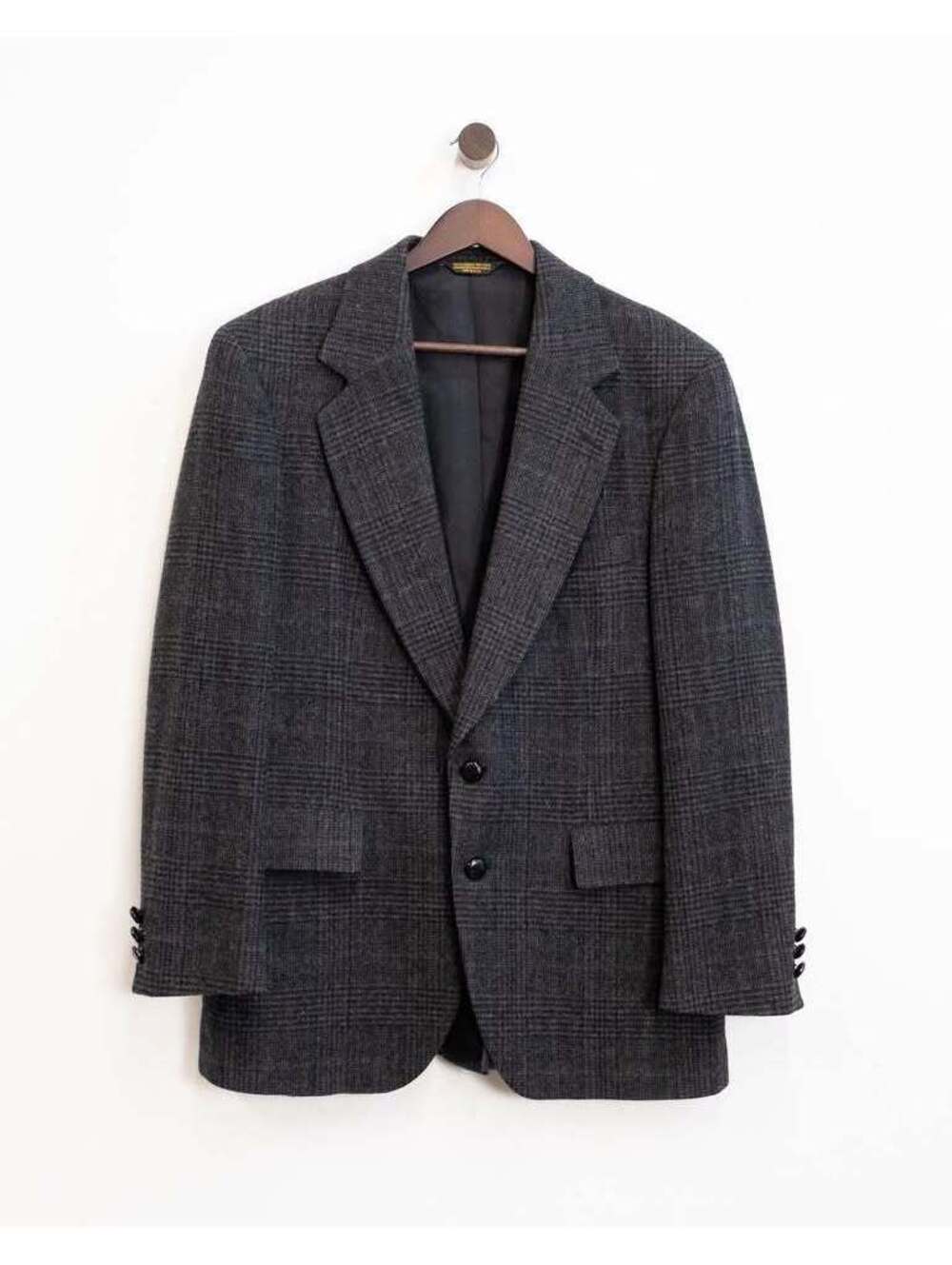 Vintage Adams Row by Richman 100% Wool Plaid Blazer — Men’s Medium / Approx. 40R